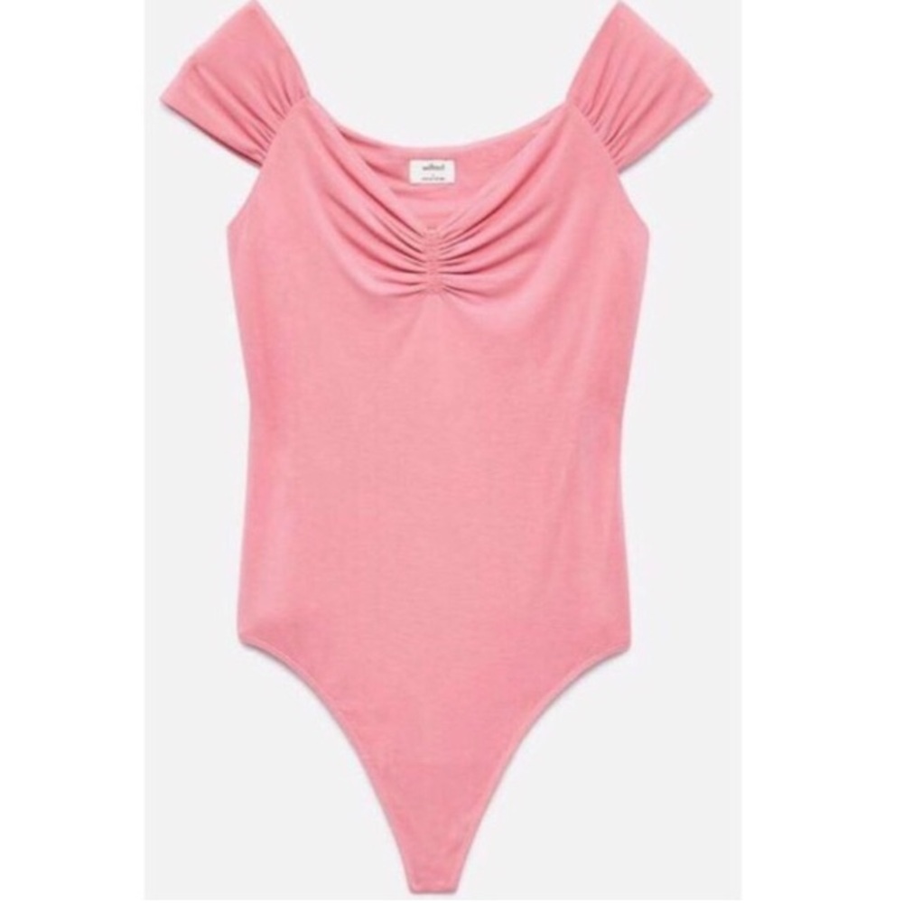 nwot Wilfred cotton bodysuit M candy pink 🍬